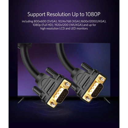 Ugreen, Vga Male To Male Cable Ugreen Vg101 - 11633 -11634 - 11635