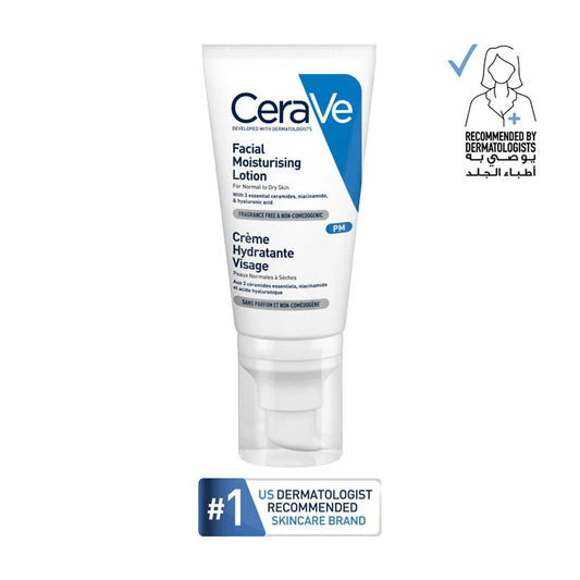 Cerave, PM Facial Moisturizing Lotion Night Cream with Hyaluronic Acid 52Ml