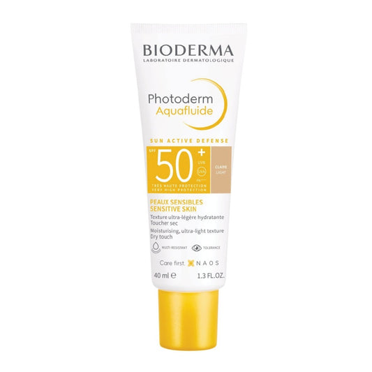 Bioderma, Aqua Fluid Tinted Light/Claire Spf 50+ 40Ml