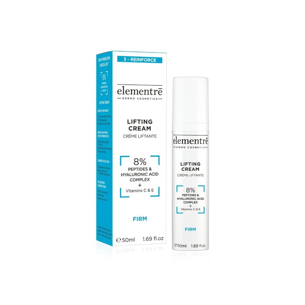 Elementre, Lifting Cream 8% Peptide & Hyaloronic Acid