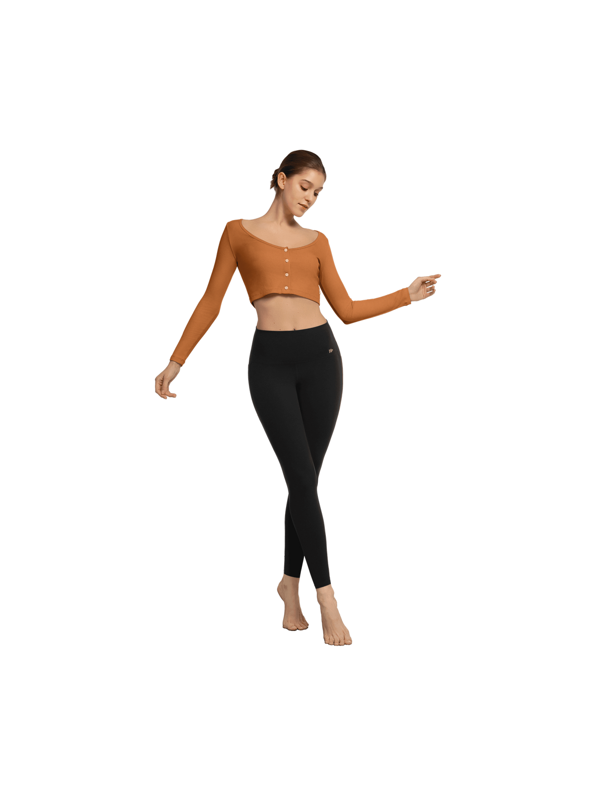 YVETTE CROP LONGSLEEVE IVY