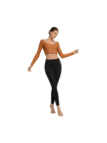 YVETTE CROP LONGSLEEVE IVY