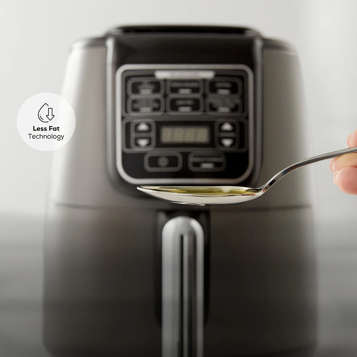 Karaca Air Pro Cook XL 4L Airfryer - Black and Gold, 6-in-1 Healthy Cooking, 153.03.08.4468