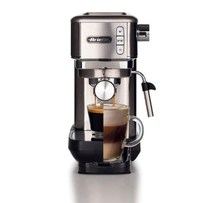 Ariete Metal Espresso Maker,15Bar,1300W, Auto Shut-Off, 1380