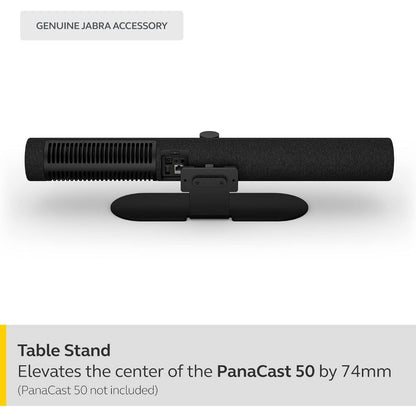 Jabra, PanaCast 50 Table Stand, Black, Allows PanaCast 50 to be Used as a Free-Standing Unit, Ideal for Travelling and for Use in Multiple Locations, Compact Design