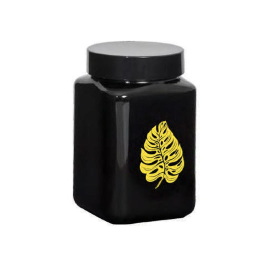 Herevin, Square Canister Yellow Leaf 1.5Lt, 147015-139Y