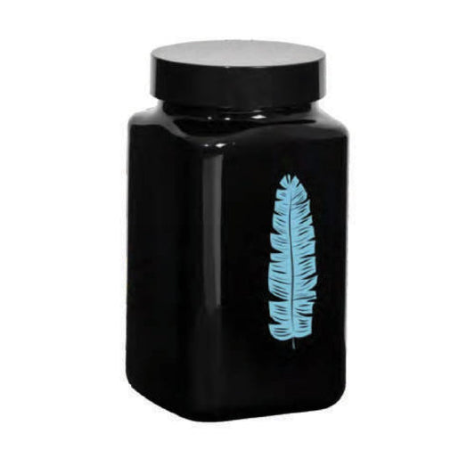 Herevin, Square Canister Blue Leaf 2Lt, 147016-139B