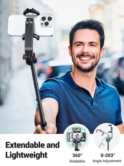 Ugreen, Dual Function Selfie Stick & Tripod With Bluetooth Remote, Expandable Form 30.5Cm To 157Cm Ugreen Lp586 - 15062