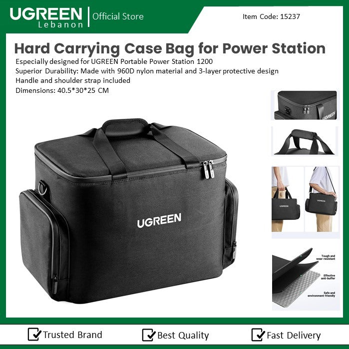 Ugreen, Hard Carrying Case Bag For Powerroam 1200 Portable Power Station Ugreen Lp667 - 15237