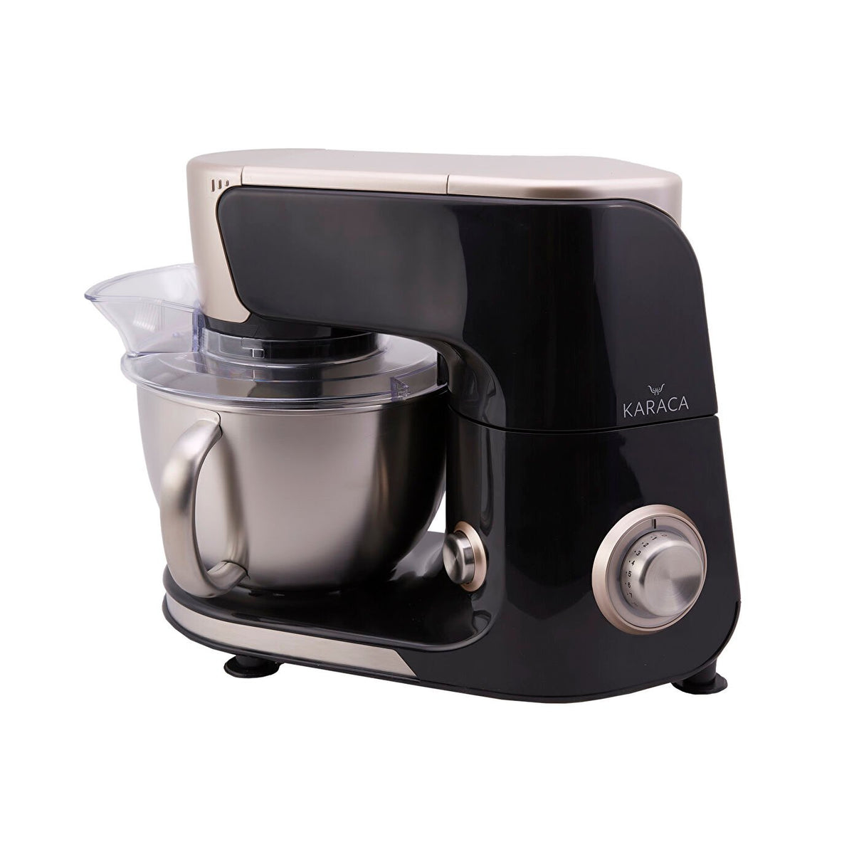 Karaca Black Maestro Chef 7-in-1 Professional Kitchen Utensil 4L - 1000W, 153.01.01.2922