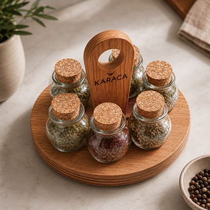 Karaca Runda 7-Piece Spice Set, 153.03.06.1531