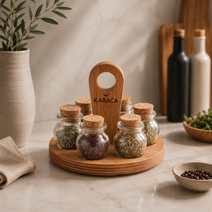 Karaca Runda 7-Piece Spice Set, 153.03.06.1531