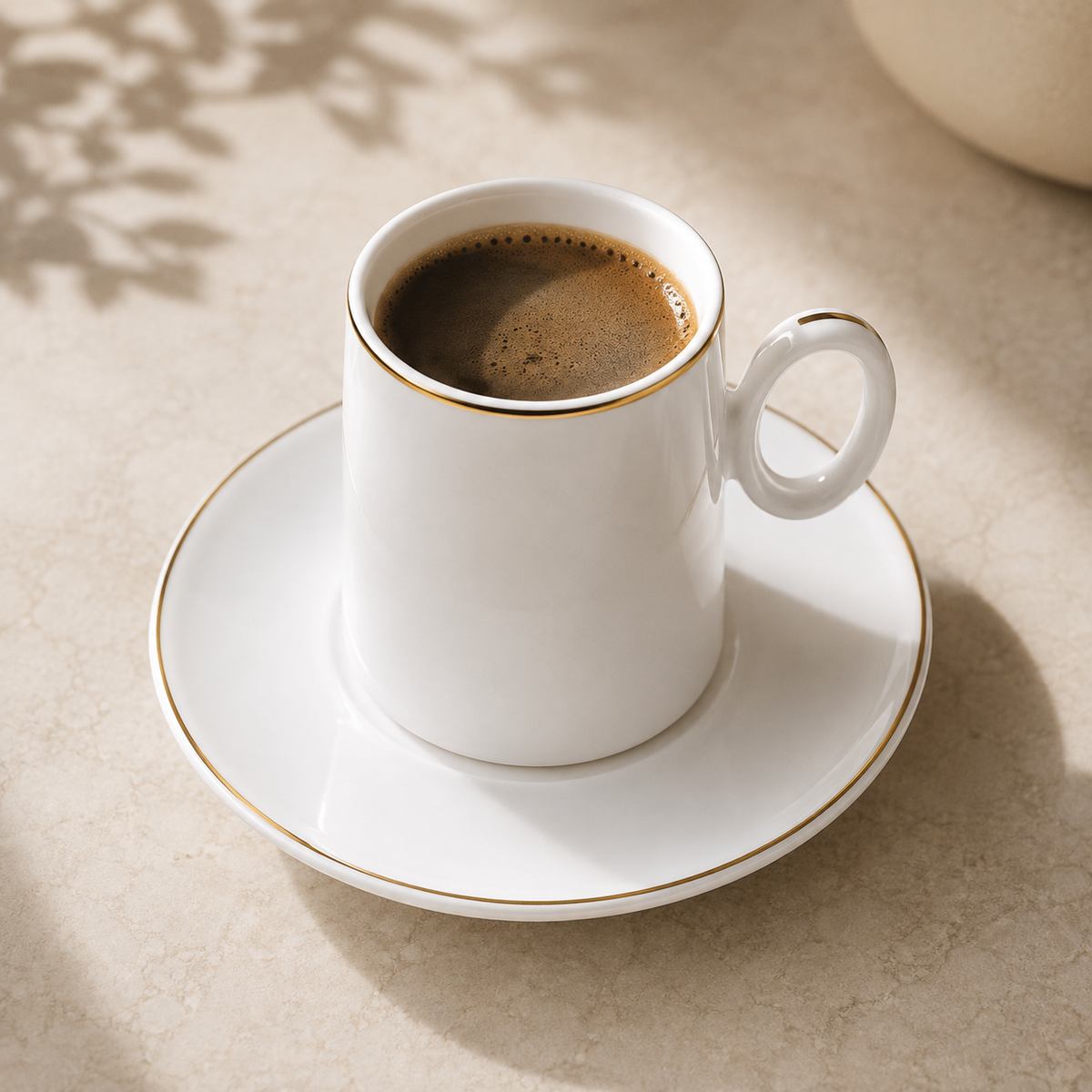 Karaca Snow 6-Piece Coffee Cup Set 80 ml, 153.03.06.2288