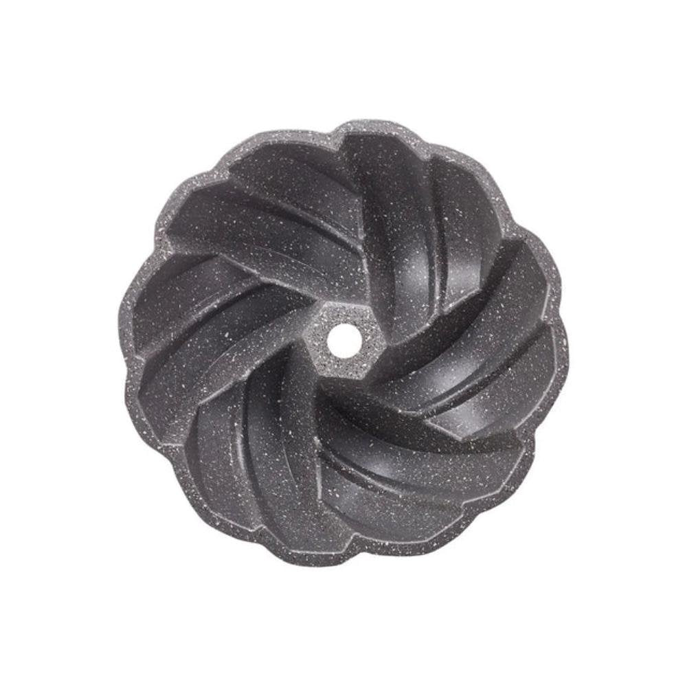 Karaca Cake Pro Aluminium Cast Decorative Bundt Cake Tin, 26 cm - Gold, 153.03.06.8262