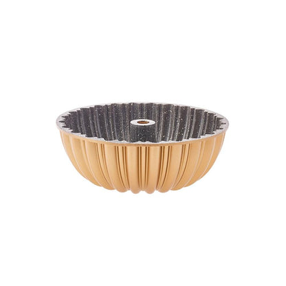Karaca Cake Pro Sliced Cast Cake Mold - Gold, 153.03.06.8445