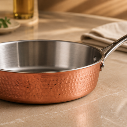 Karaca Nish Copper 24 cm Frying Pan, 153.03.07.5622