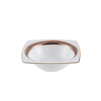 Karaca Fine Pearl Majesty 26-Piece Breakfast Set - 6-Person | Square Design Elegance, 153.03.07.5699
