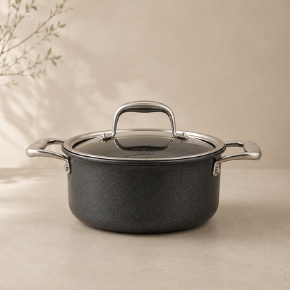 Karaca BioDiamond Pro Induction Base 7-Piece Cookware Set, 153.03.07.7040