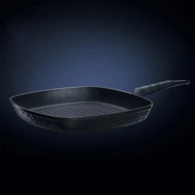 Karaca BioDiamond Antibacterial Handle Induction Base Grill Pan 28 cm, 153.03.08.0421