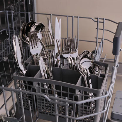 Karaca Look 84-Piece 316+ Stainless Steel Cutlery Set for 12 Persons - Silver, 15.03.08.1399