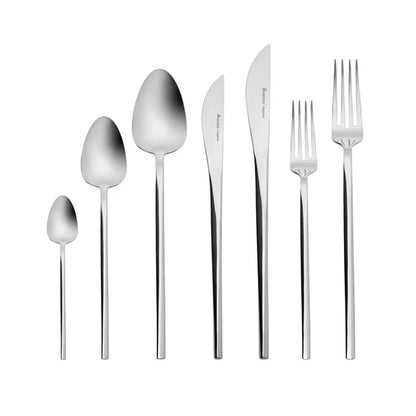 Karaca Vibe 84-Piece Stainless Steel Cutlery Set for 12 People, 153.03.08.1805