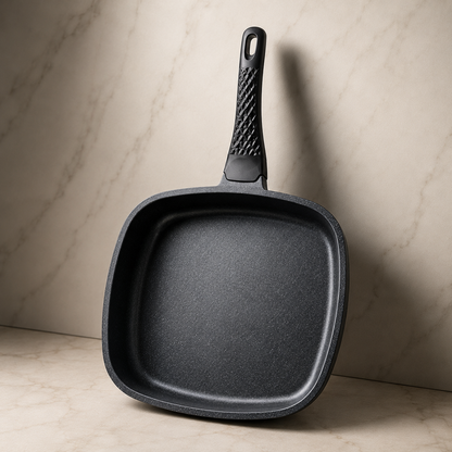 Karaca BioDiamond Cast Iron Square Cookware Set – 7 Pieces, 153.03.08.1853