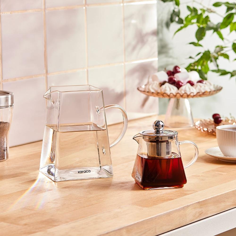 Karaca Giza Borosilicate Glass Teapot, 153.03.08.2334