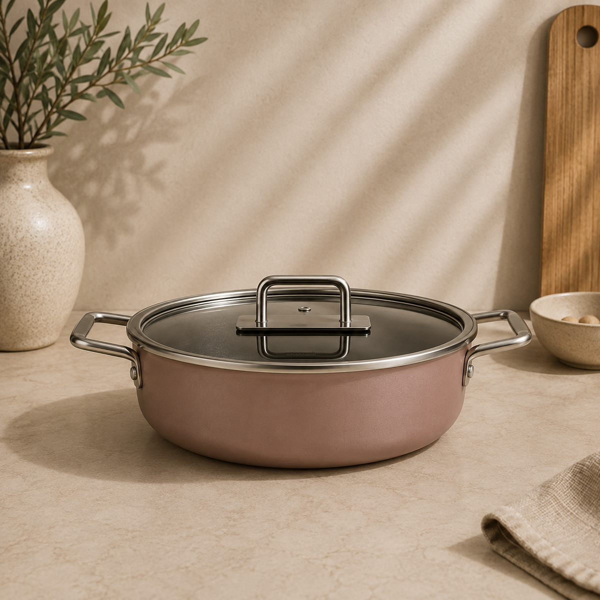 Karaca Mastermaid BioDiamond 9-Piece Cookware Set, 153.03.08.2883