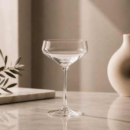 Karaca Even 6-Piece Transparent Martini Glass Set – 235 ml, 153.03.08.3201