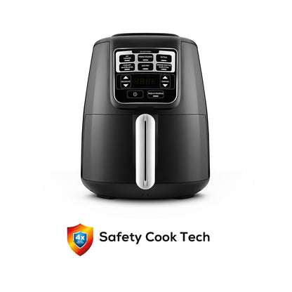 Karaca Air Pro Cook XL 4L 2-in-1 Talking Airfryer - Black Chrome, 153.03.08.3590