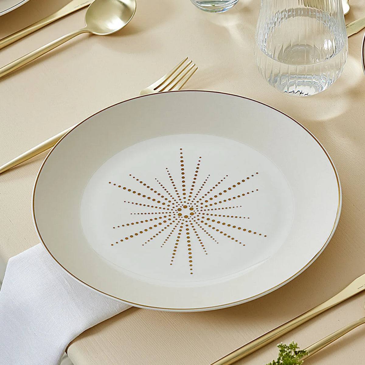 Karaca Antares Porcelain 24-Piece Dinner Set for 6 People, 153.09.01.0583