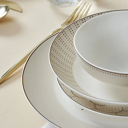 Karaca Antares Porcelain 24-Piece Dinner Set for 6 People, 153.09.01.0583