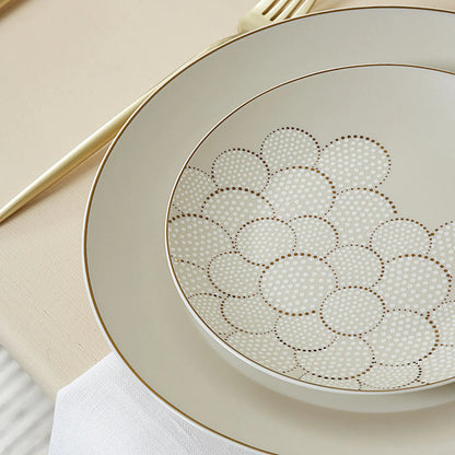 Karaca Antares Porcelain 24-Piece Dinner Set for 6 People, 153.09.01.0583