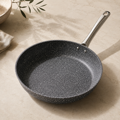 Karaca Biogranit Navy Stone Wok & Grill Pan Set – 2 Pieces, 153.09.01.1645