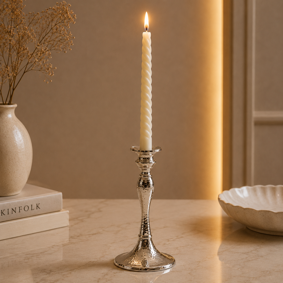 Karaca Home Rena Candlestick 26 cm