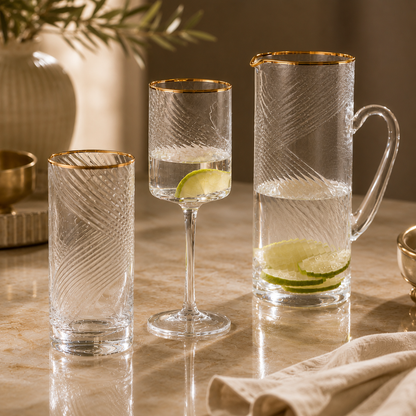 Karaca Ares 25-Piece Glass & Carafe Premium Set, 153.09.01.2432