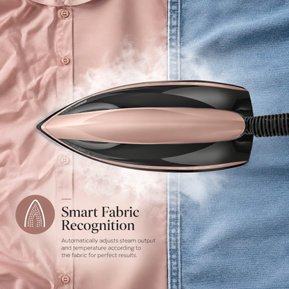 Karaca Suction Cup Smart Touch Steam Iron – Rosegold, 7883