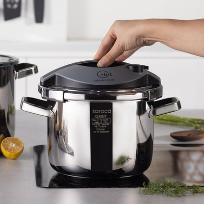 Karaca Orbit Pressure Cooker Set 6+8 L