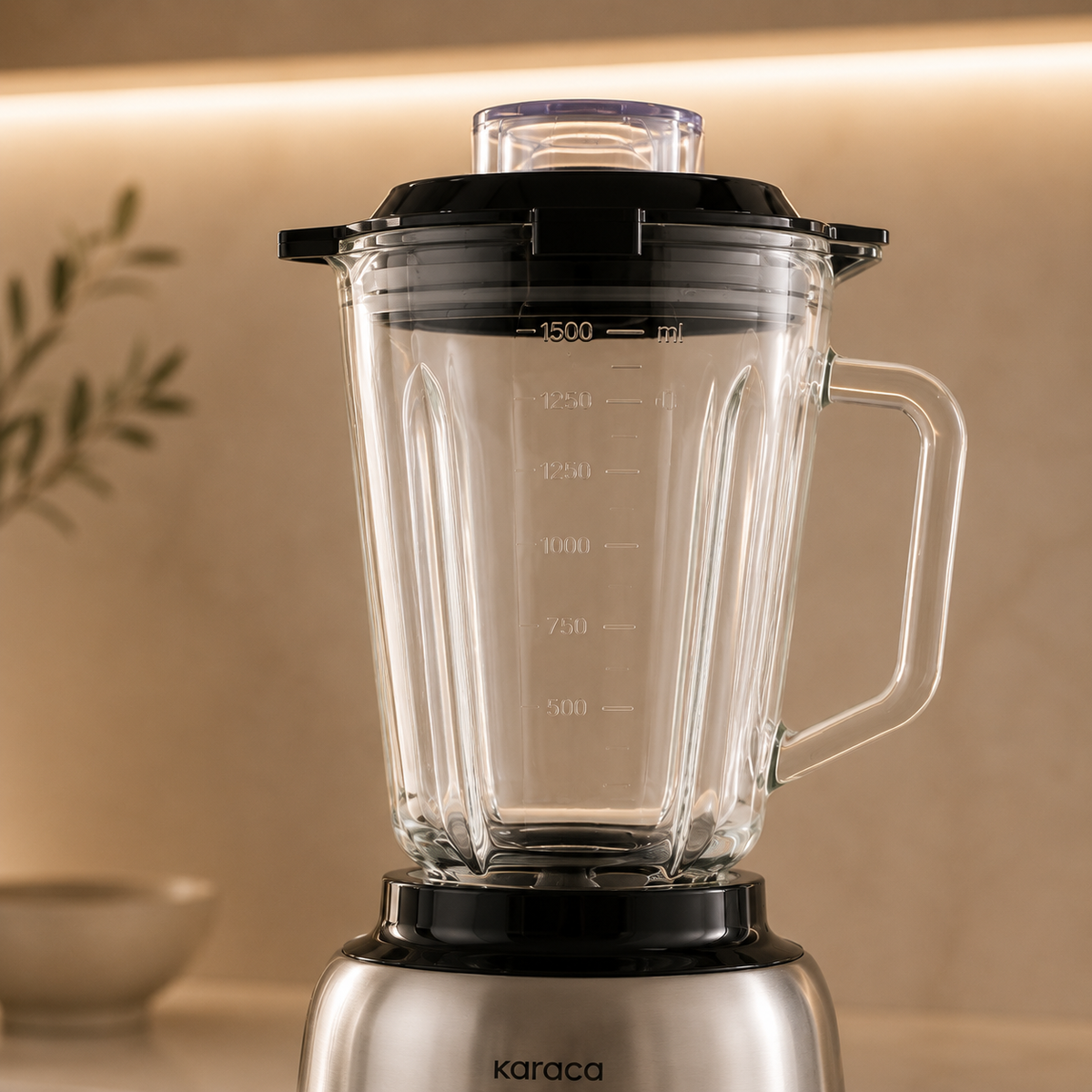 Karaca Inox 1.5 L Glass Bowl Smoothie Blender, 153.09.01.3425