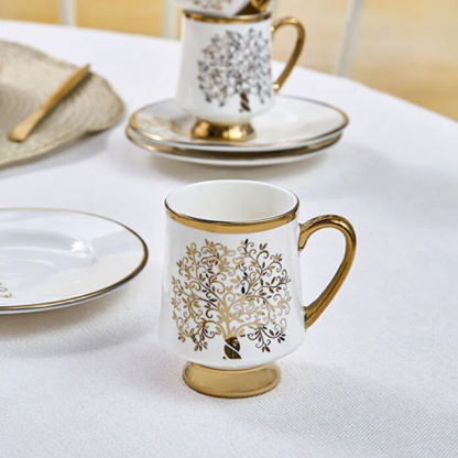 Karaca Autumn 6-Piece Coffee Cup Set 90 ml, 153.09.01.3649