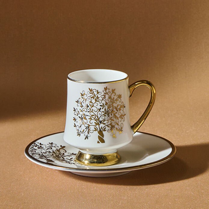Karaca Autumn 6-Piece Coffee Cup Set 90 ml, 153.09.01.3649
