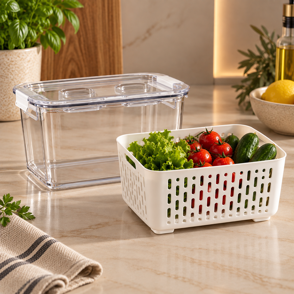 Karaca Citrus Vegetable & Fruit Storage Container M – 400 ml, 153.09.01.3673