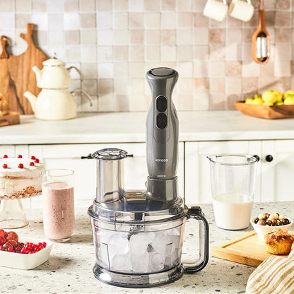 Karaca Pro Multimax 6-in-1 Multi-Purpose Food Processor 2000 W, Space Gray, 153.09.01.4350