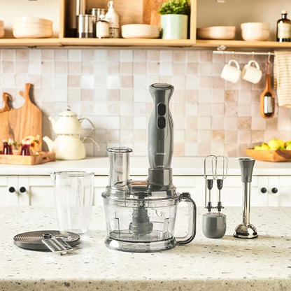 Karaca Pro Multimax 6-in-1 Multi-Purpose Food Processor 2000 W, Space Gray, 153.09.01.4350
