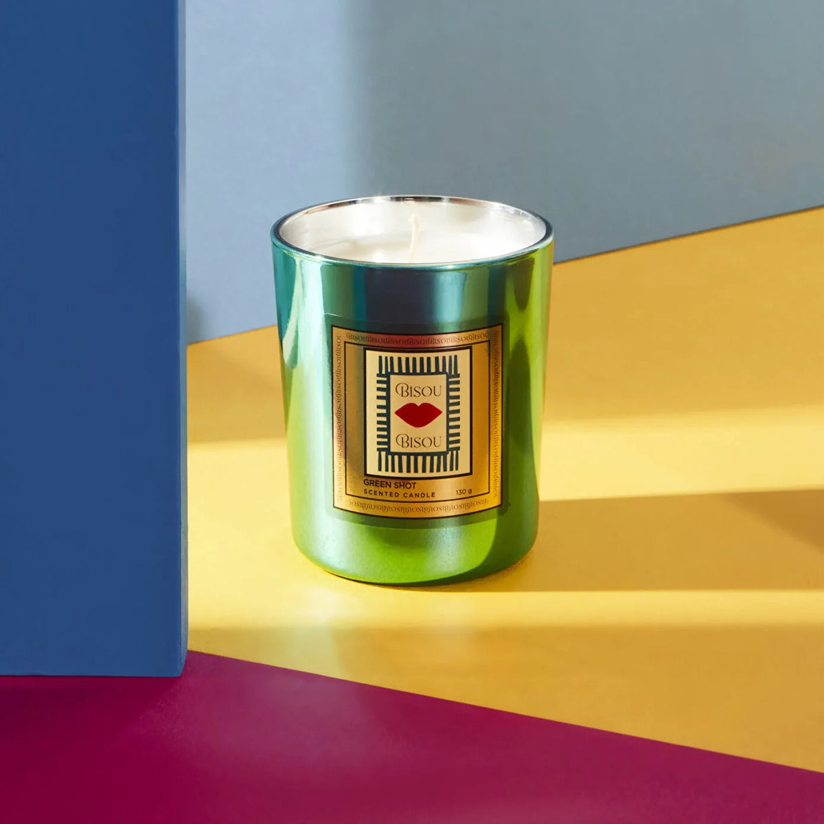 Karaca Home Pop Art Collection Bisou Green Shot Scented Candle, 153.09.01.5949