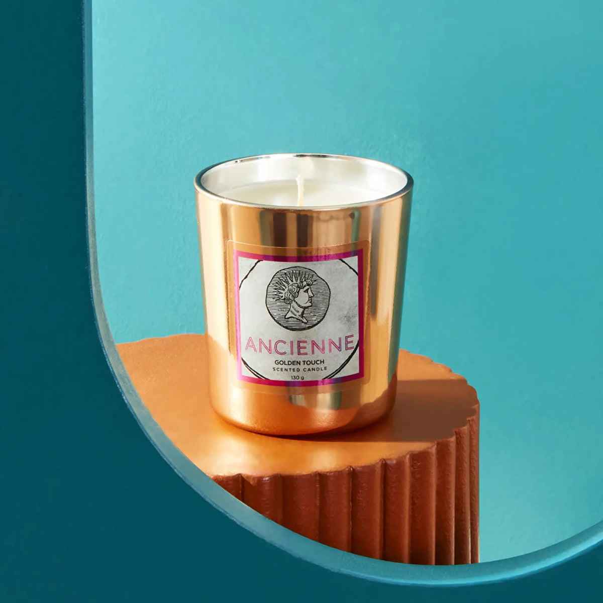 Karaca Home Pop Art Collection Ancienne Golden Touch Scented Candle, 153.09.01.5950