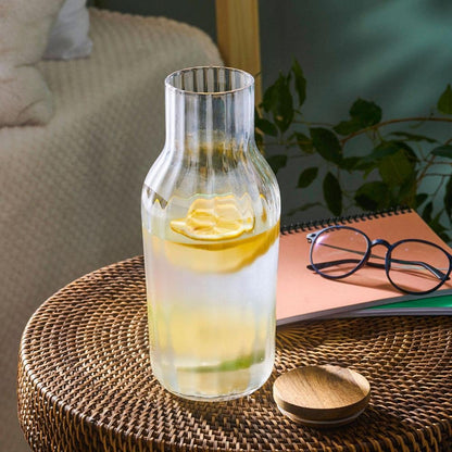 Karaca Helious Carafe with Wooden Lid 1000 ml, 153.09.01.6330