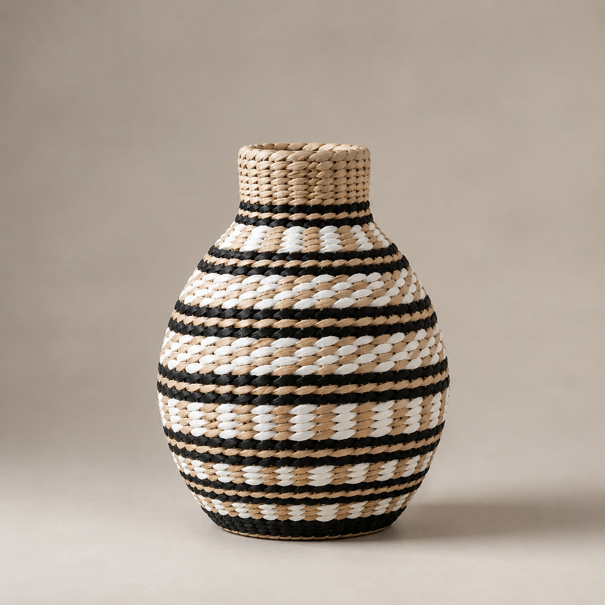Karaca Home Silviana Bohemian Wicker Vase 31 cm, 153.09.01.6645
