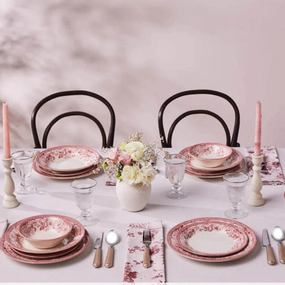 Karaca Diana Rose 24-Piece Dinner Set for 6 People, 153.09.01.6801