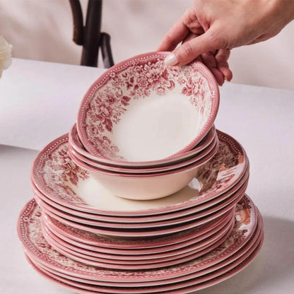 Karaca Diana Rose 24-Piece Dinner Set for 6 People, 153.09.01.6801